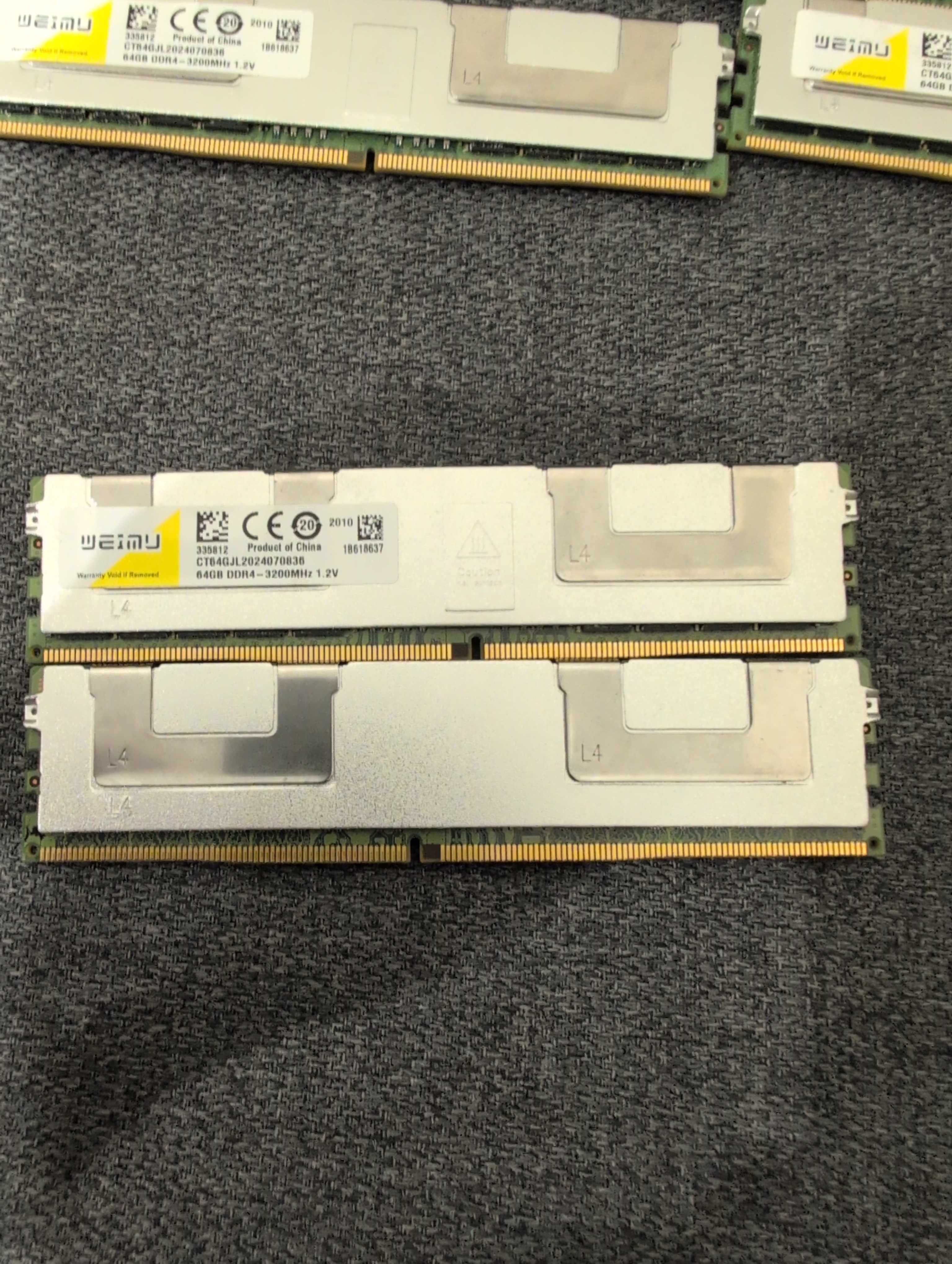 Chłodzona pamięć RAM LRDIMM DDR4 64GB 3200 4RX4 REG ECC