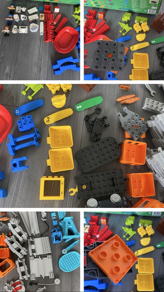 Lego duplo 10875. Pociąg towarowy. Wiek 2-5.