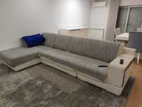 Sofá com chaise longue