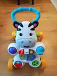 Interaktywny chodzik, pchacz, Zebra, Fisher-Price