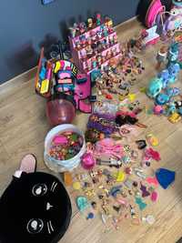 Duży zestaw Lol, shopkins, hatchimals, lalki