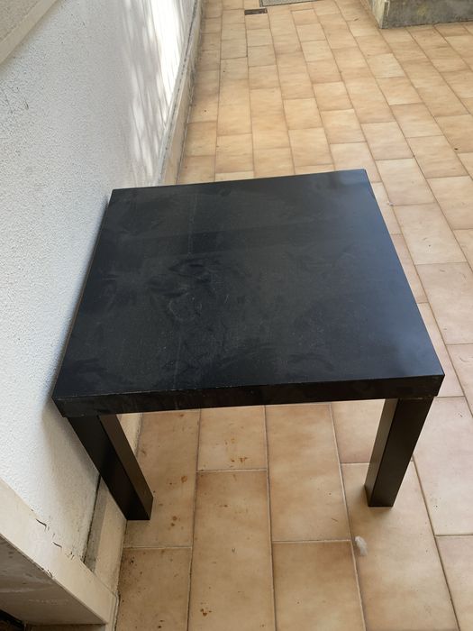 Mesa de apoio ikea preta