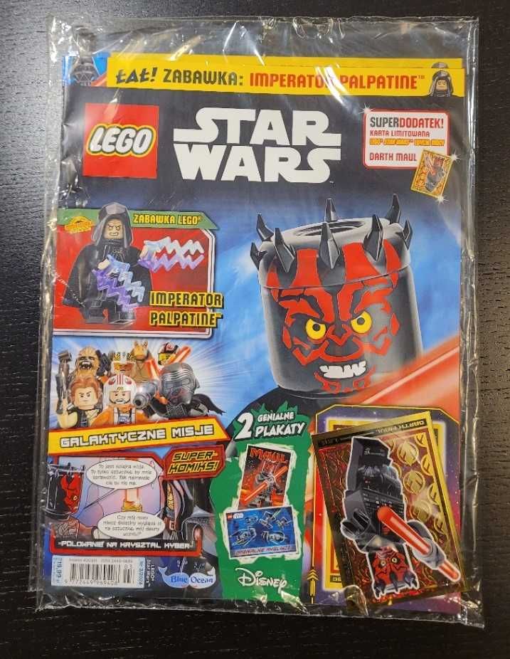 Magazyn LEGO Star Wars 3/2024+limitowana karta Darth Maul, bez figurki