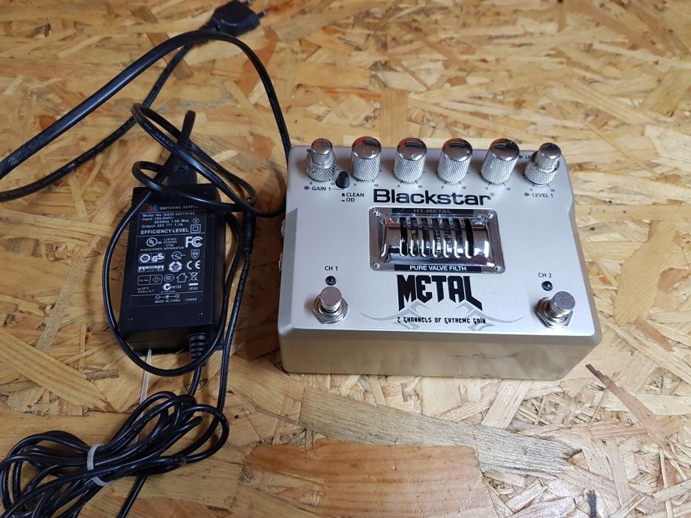 Blackstar Metal Zasilacz 22 V Lampa Distortion efekt lampowy przester