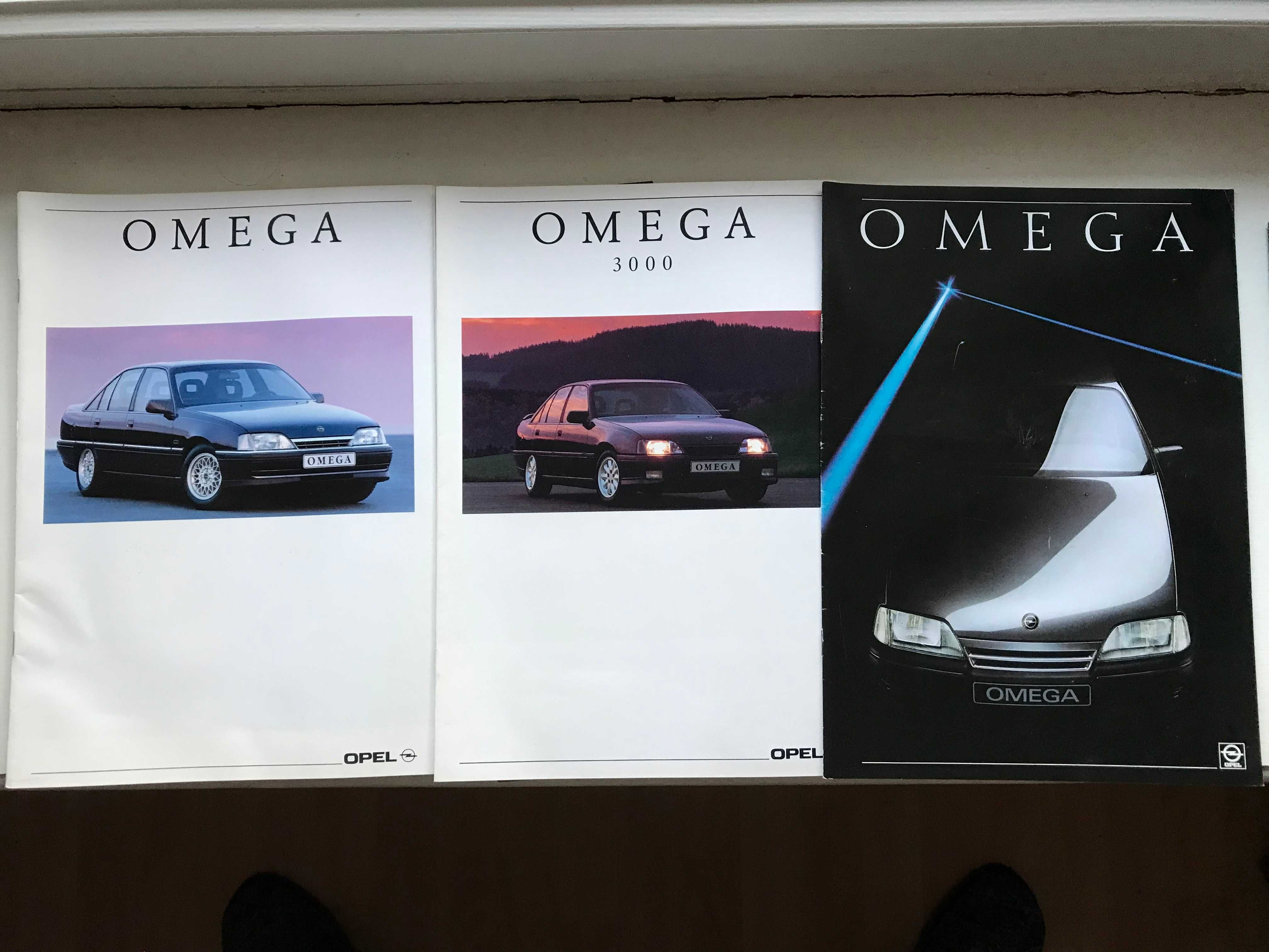 Opel Omega A,  Manta, Kadett оригинальные рекламные брошюры