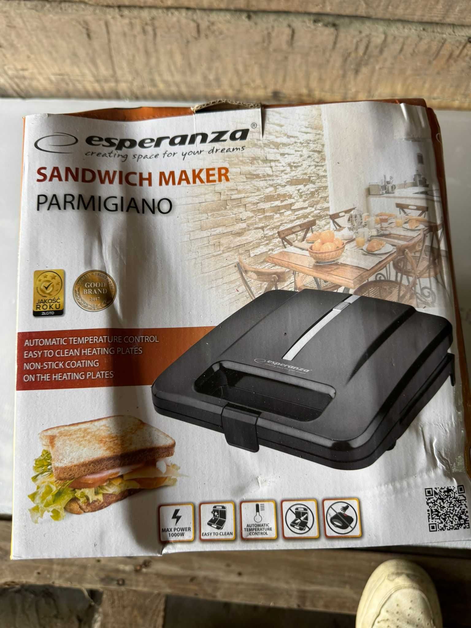 Opiekacz ESPERANZA Parmigiano EKT010 Czarny