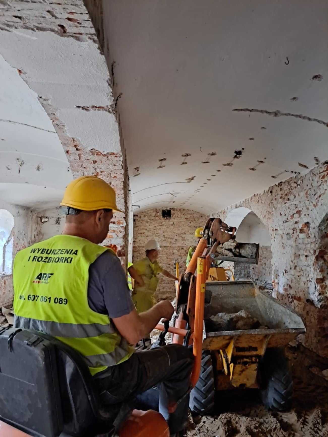 rozbiórki, wyburzenia, demontaż, kucie cięcie betonu, remonty