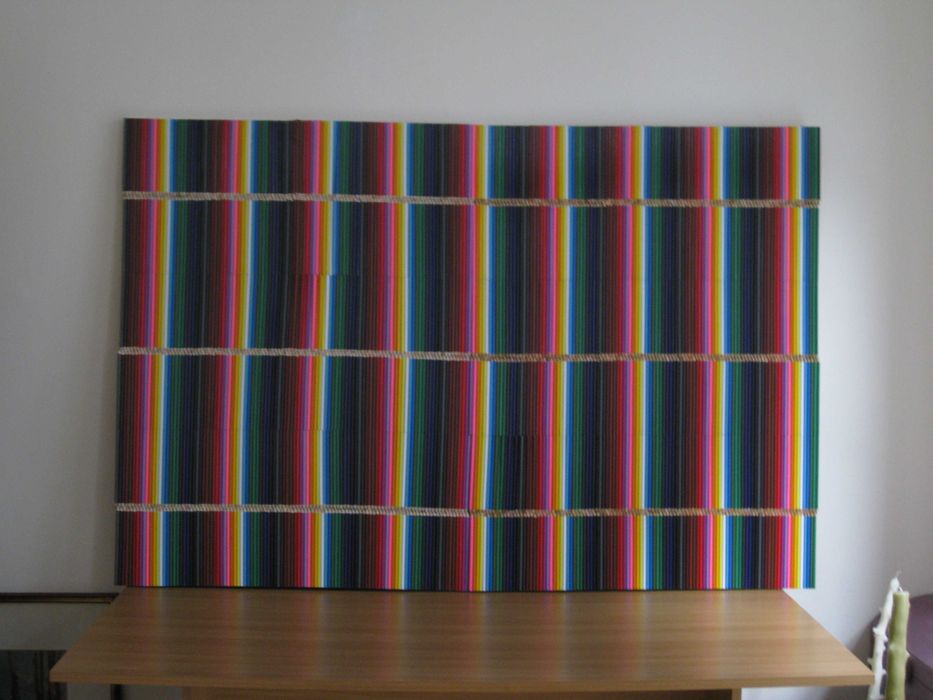 Arte - Quadro Lápis de Cor - 180x102 cm