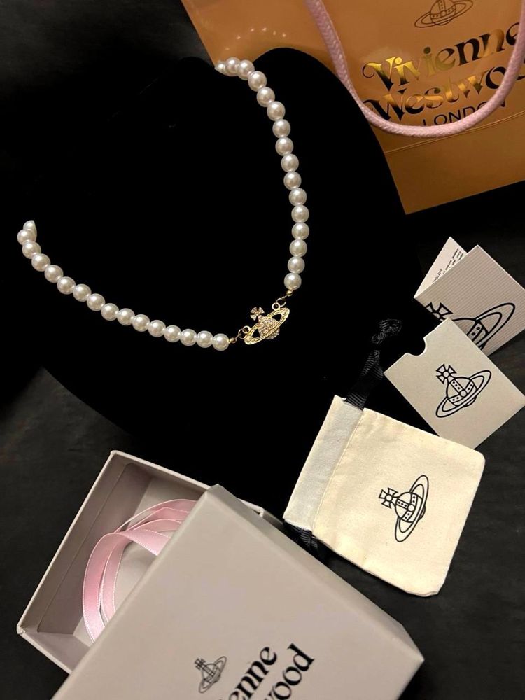 колье Vivienne Westwood ожерелье Вивьен Вествуд чокер на шею
