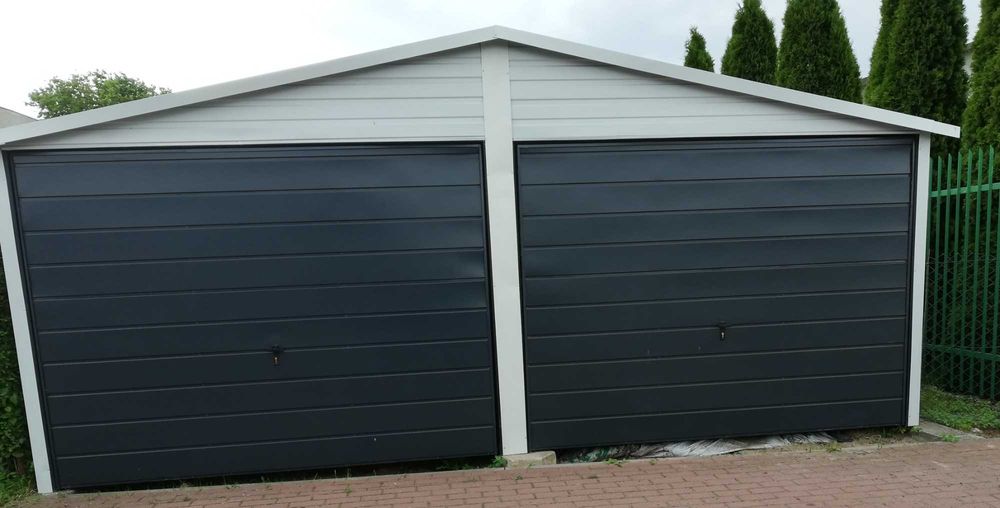 Garaż Podwójny Akryl Dwuspadowy PROMOCJA Konstrukcja OCYNK