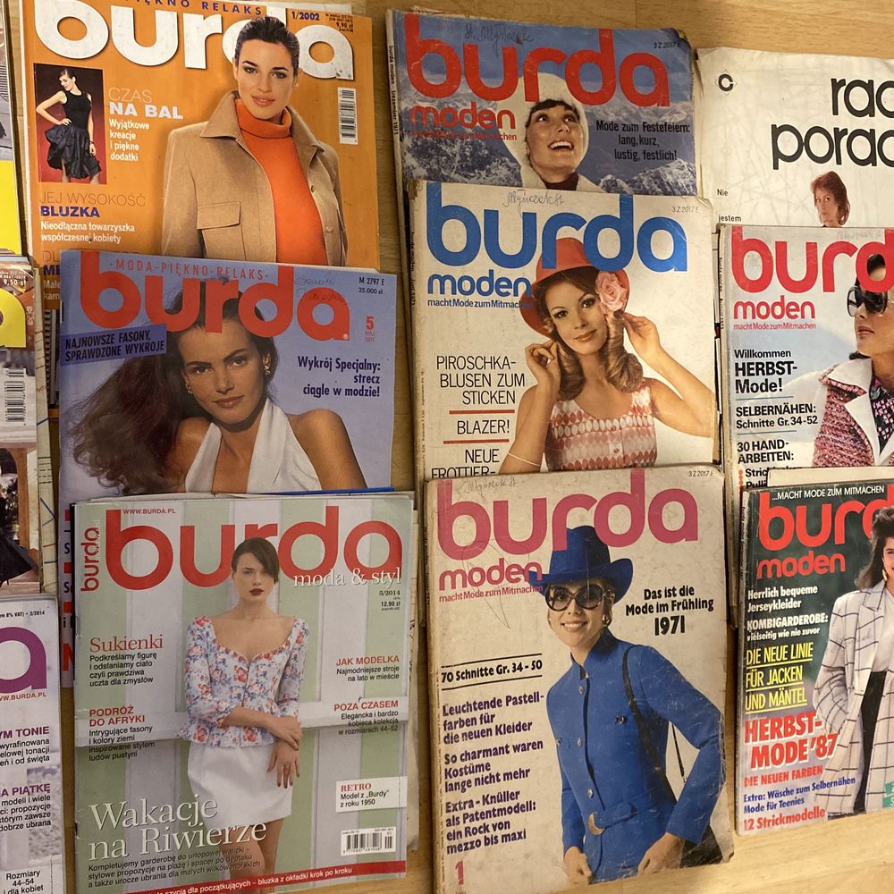 Burda promo stare wykroje  polskie retro