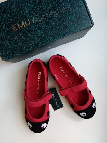 Замшевые туфельки Emu Australia, стелька 22см, цена закупки.