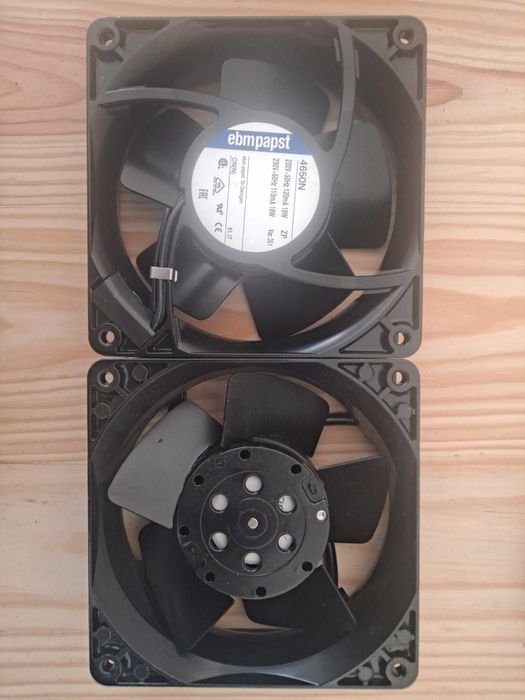 Quatro (4) Ventiladores Axial EBMPAPST 4650N