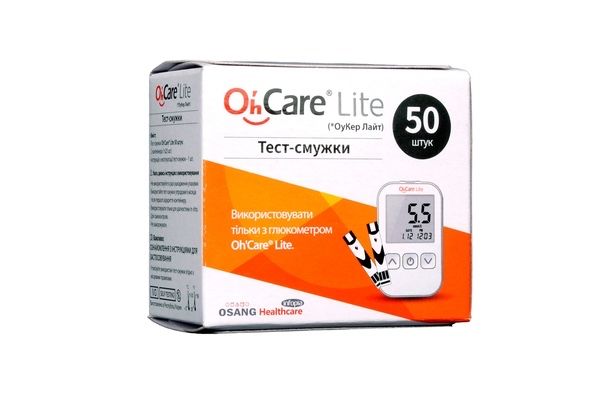 Тест-полоски OSANG Oh`Care Lite для глюкометра (50 шт.)