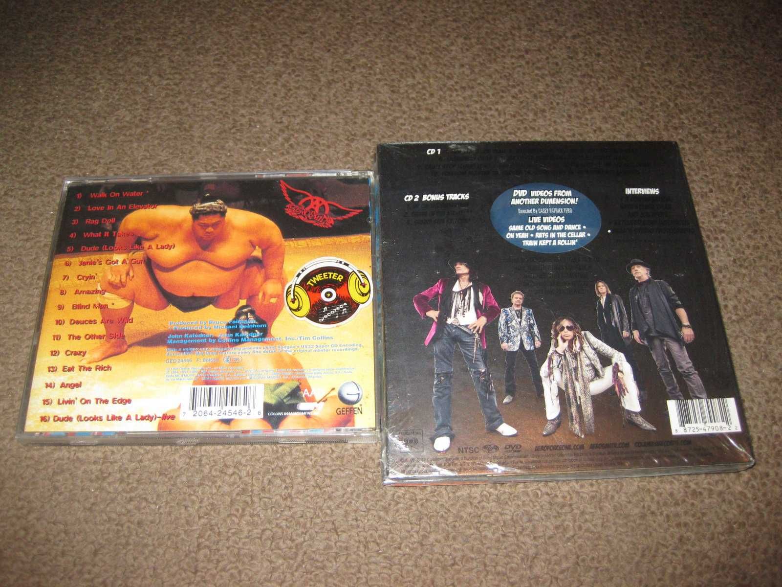 2 CDs dos "Aerosmith" Portes Grátis!