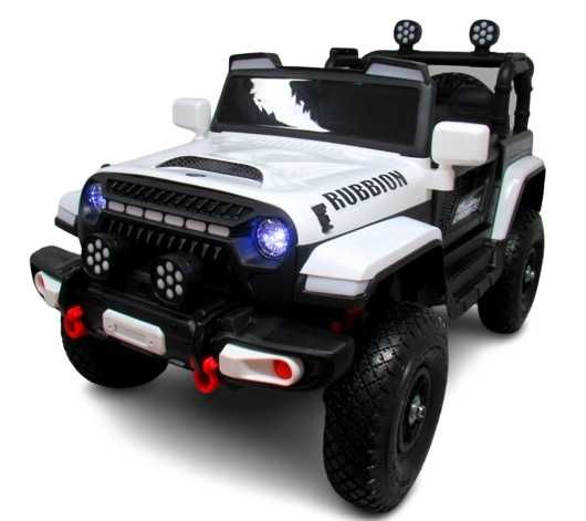 POMPOWANE KOŁA - 4x4 - DUŻE Auto autko samochód na akumulator - Nowy