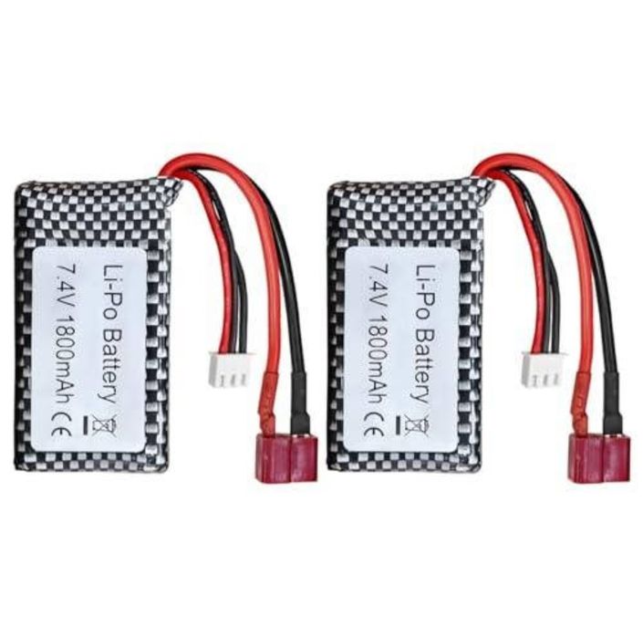 2шт. Акумулятор 1800 мА·год для RC машинки ZYGY Li-Po Battery Змінна