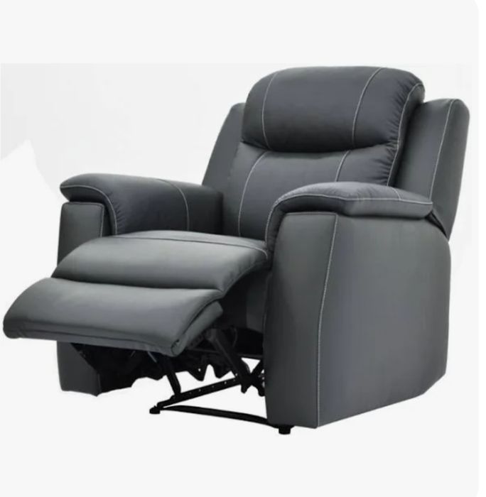 Fotel że skóry naturalnej