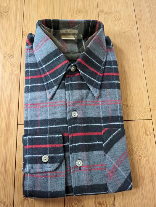 Koszula męska wólczanka L 40/182 vintage PRL