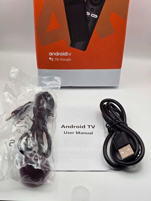 TV stick z androidem SMART 4K MX10 F3 5GB antena