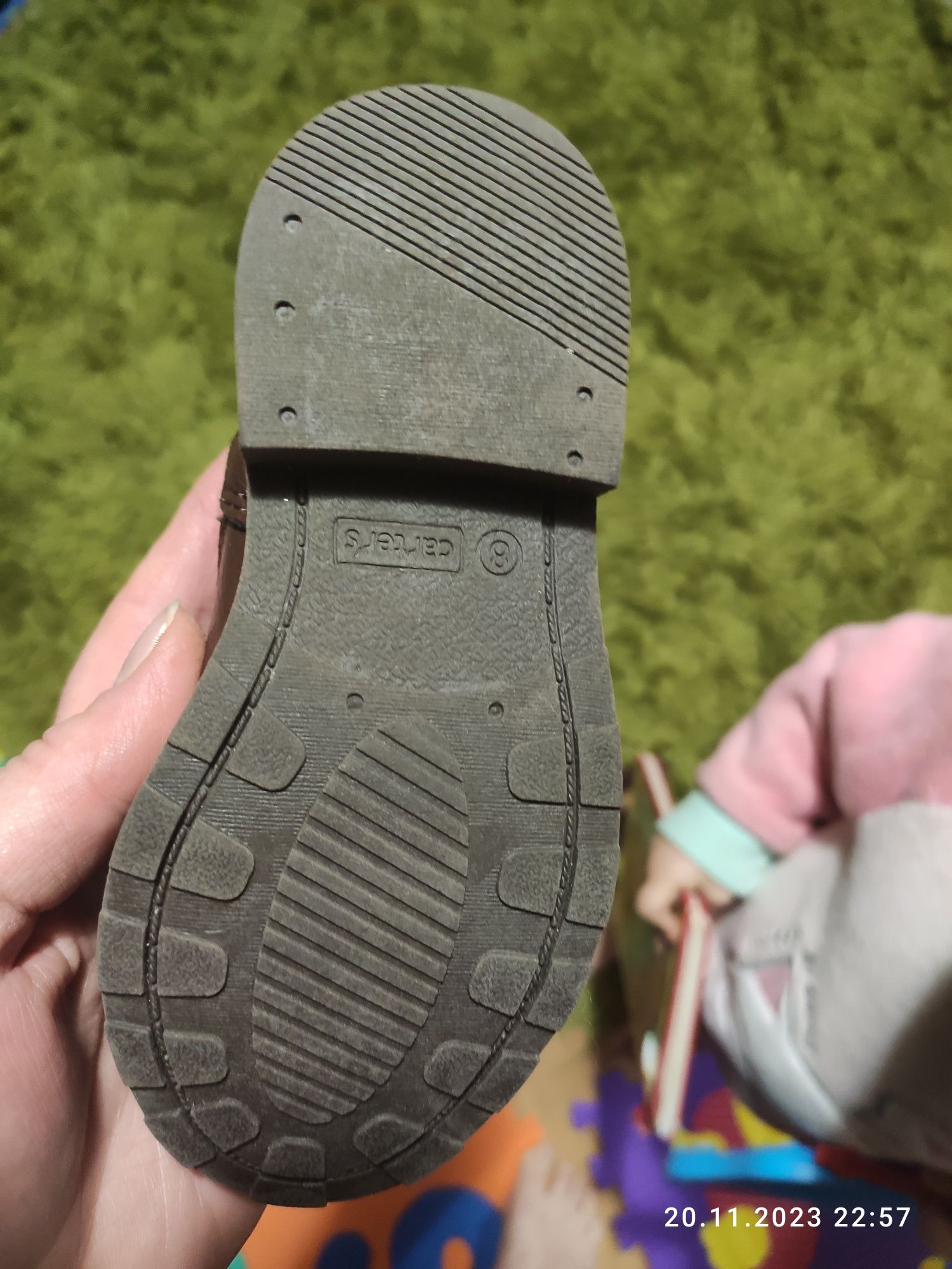 Дитячі чобітки демисезонні чи єврозима Carter's р-24, 14,6 см