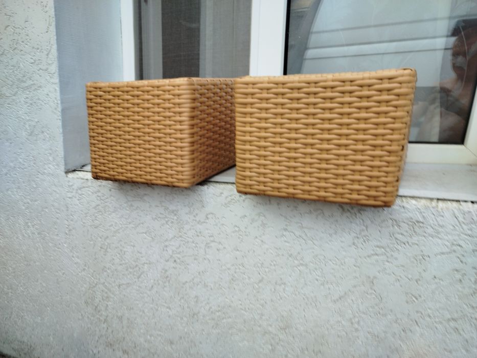Кошик плетений з ротангу