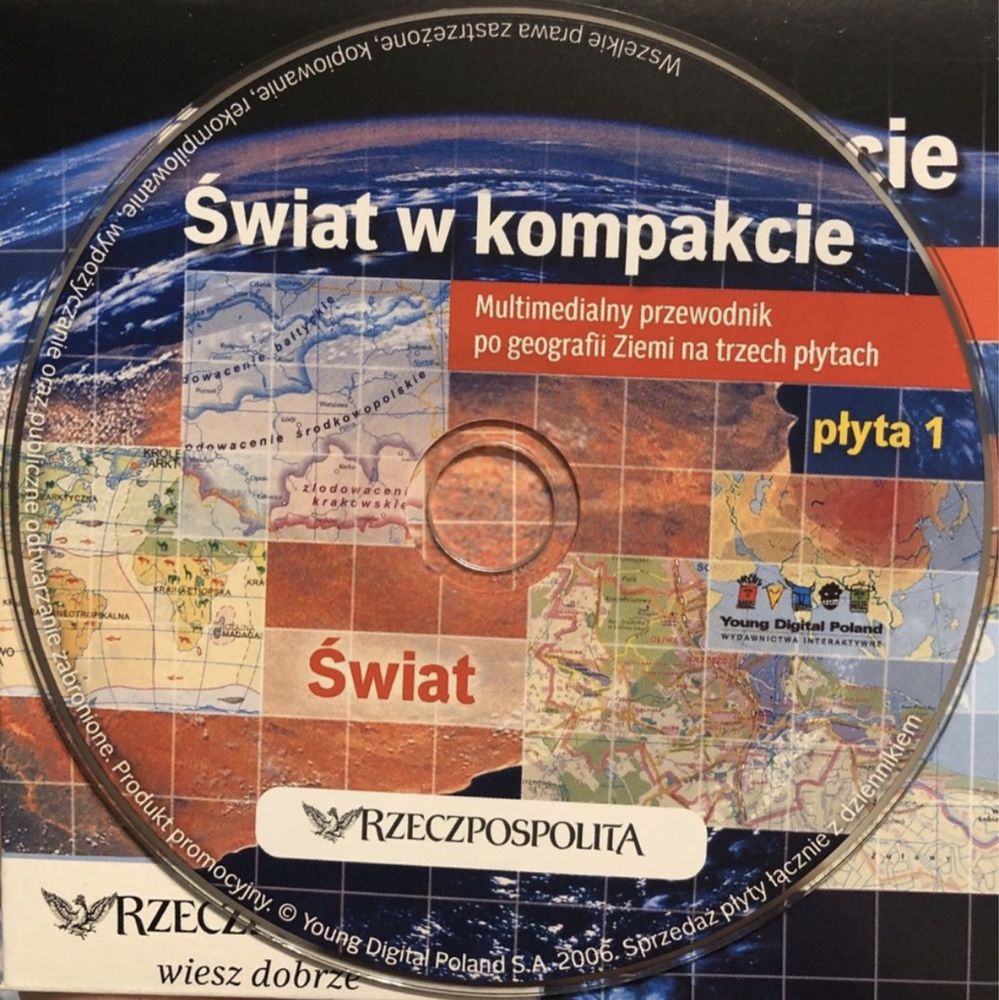 Świat w kompakcie - Multimedialny przewodnik po geografii Ziemi CD-ROM