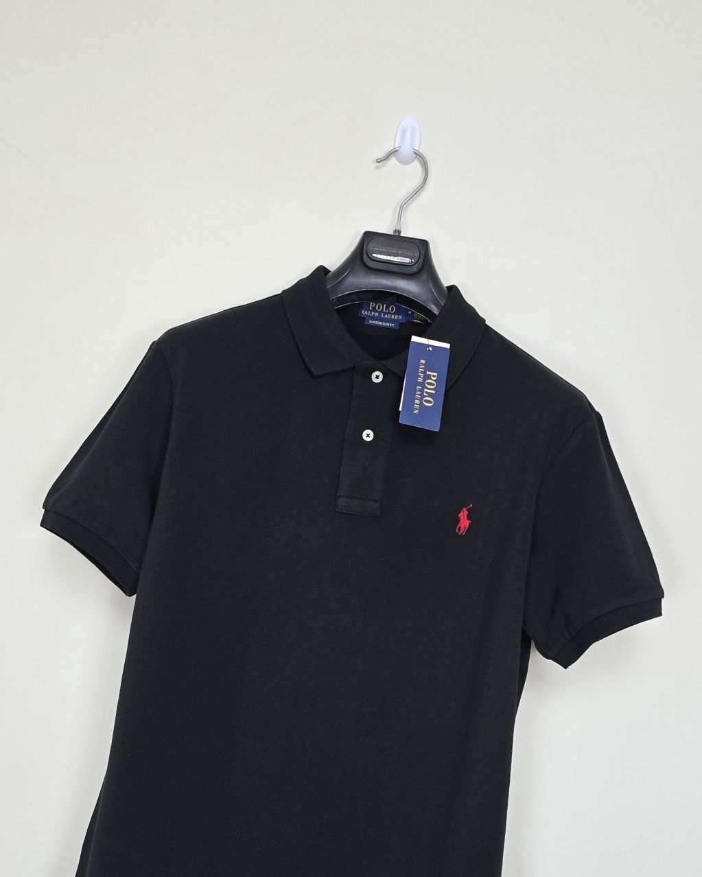 Ralph Lauren - Polo Preto 100% Algodão | Novo