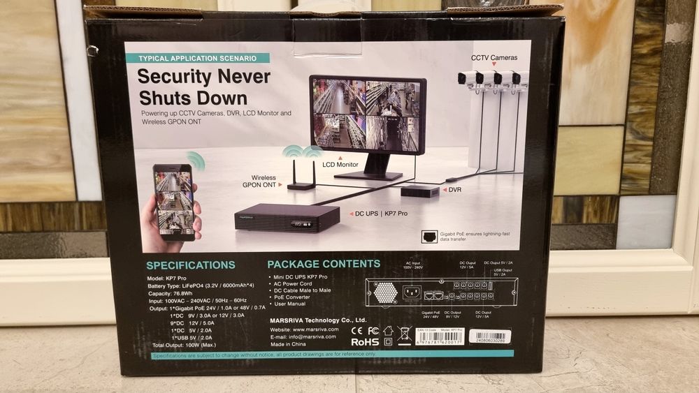 ДБЖ для роутера MARSRIVA KR7 Pro