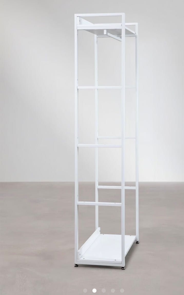 Armário Modular Branco Metal Semi Novo