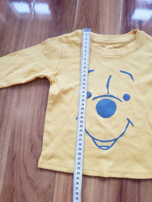 Bluzka żółta Kubuś Puchatek Disney Baby12-18 miesięcy 86cm