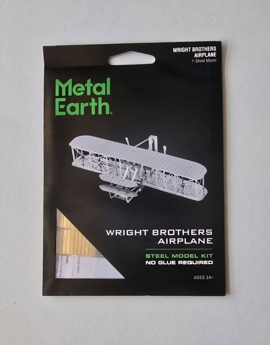 Металева збірна 3D модель "Літак братів Райт" від Metal Earth