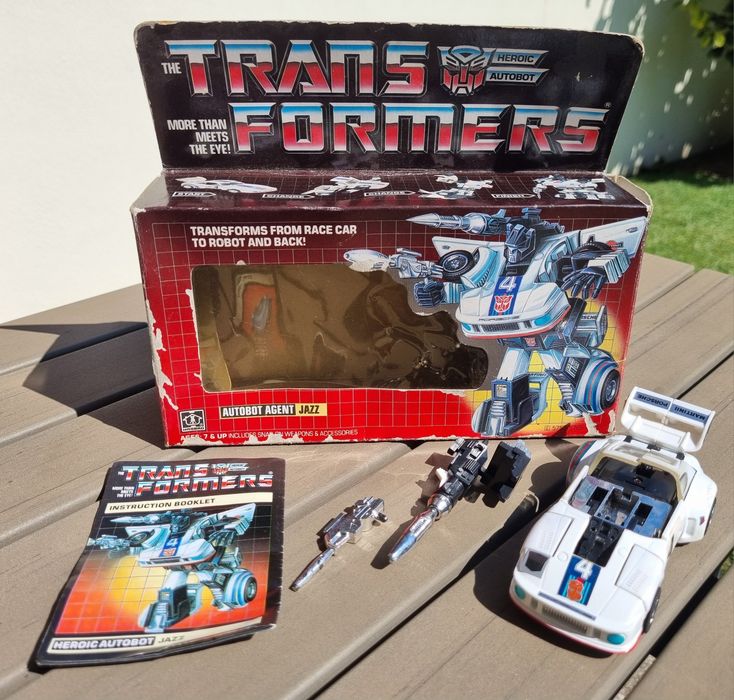 Transformers Jazz G1 original vintage nacional em caixa