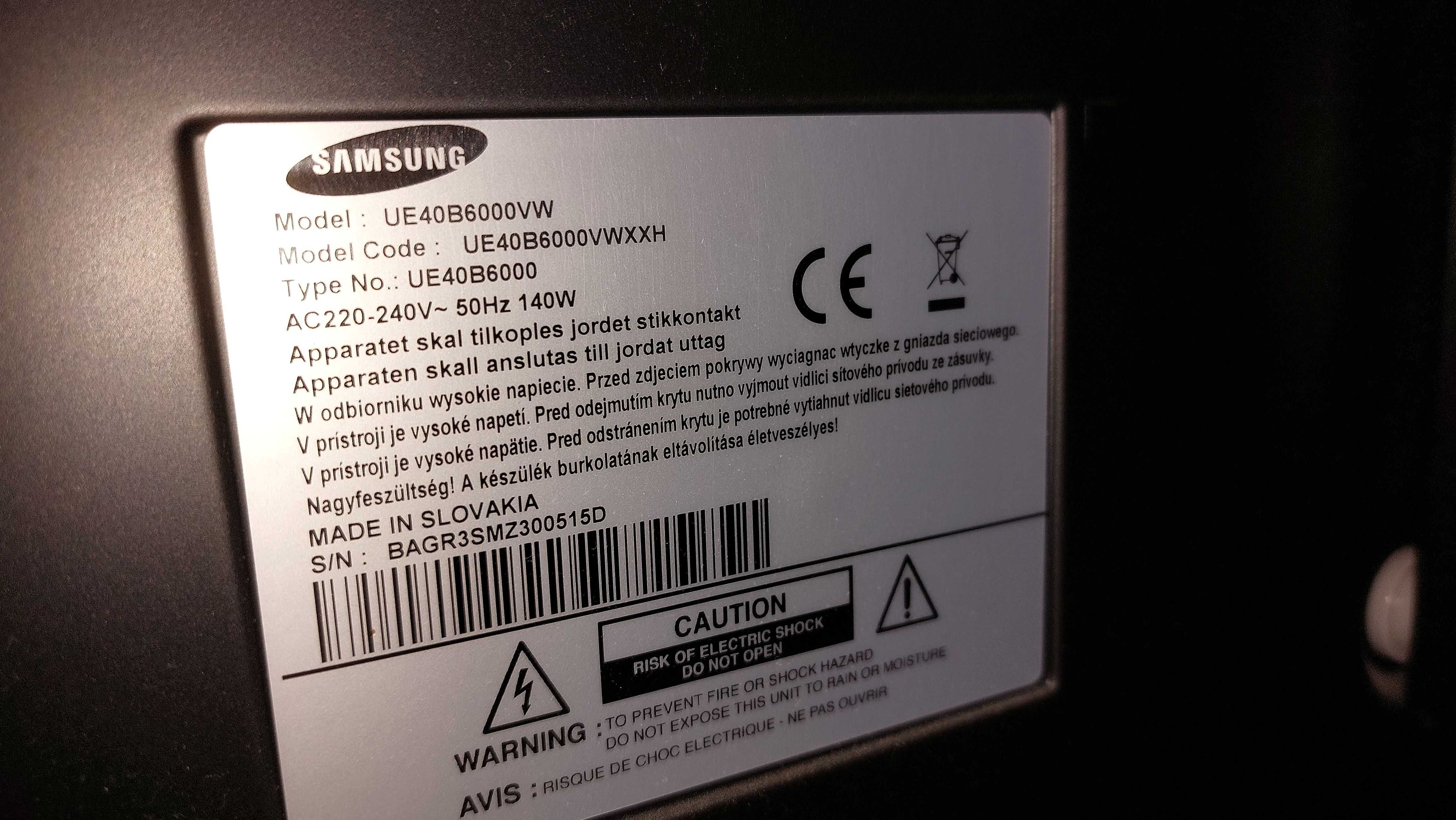 telewizor Samsung UE40B600VW