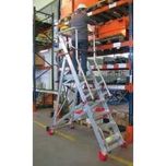 Drabina magazynowa jezdna FARAONE wys. rob.4,23m
model 300/SMT