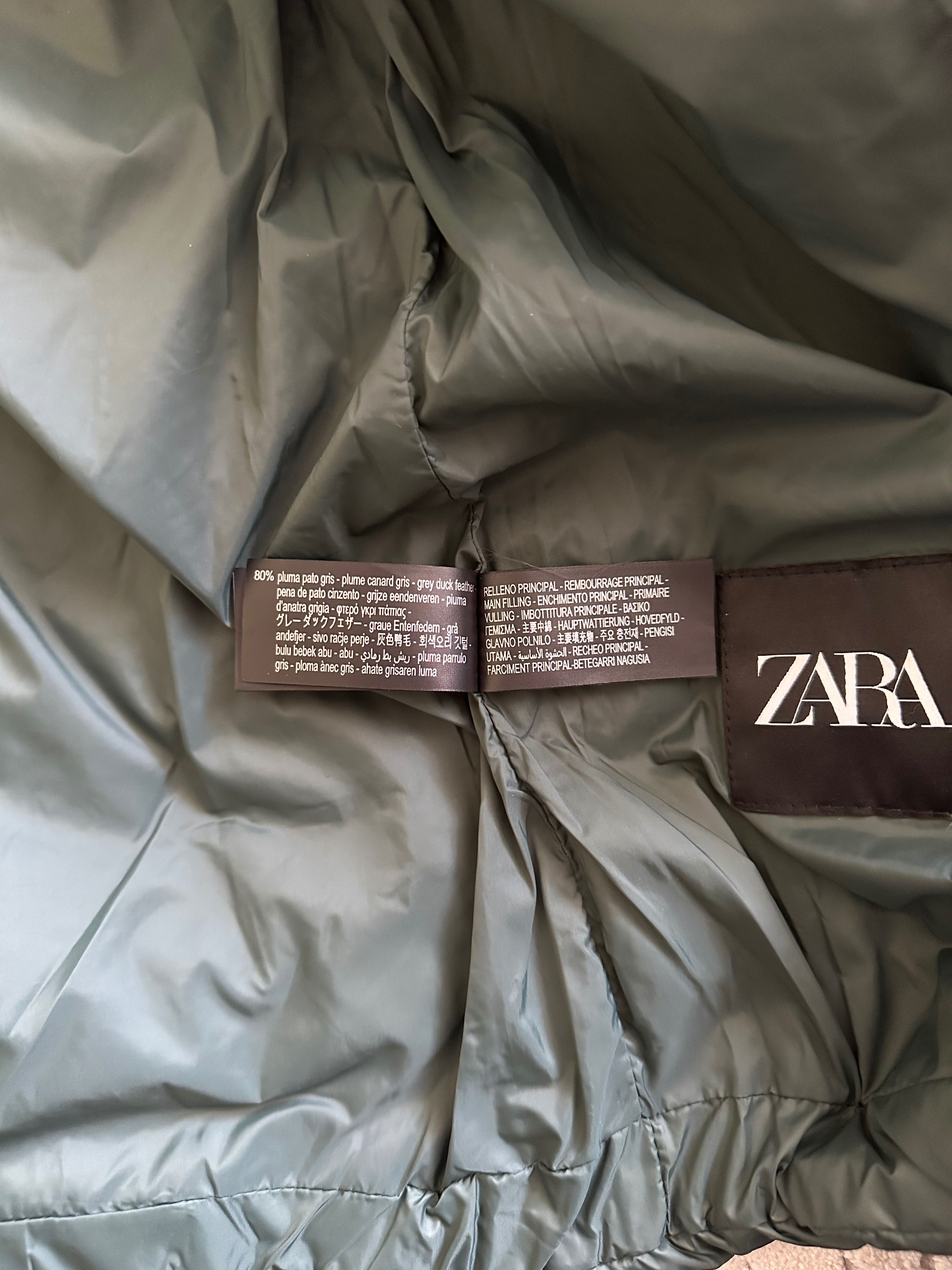 Куртка ZARA димисезонна пухова