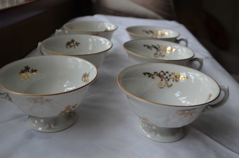 zestaw filiżanka do kawy Wawel 6 sztuk porcelana