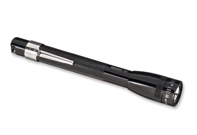 Latarka Mini Maglite LED Czarna + Nóż Gerber US1 - SP32TRK