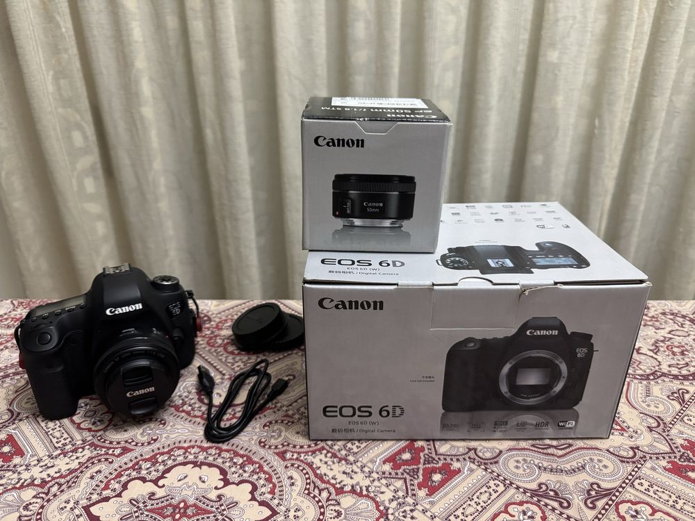 Canon EOS 6D c/garantia + Canon 50mm f/1.8 (NOVA)