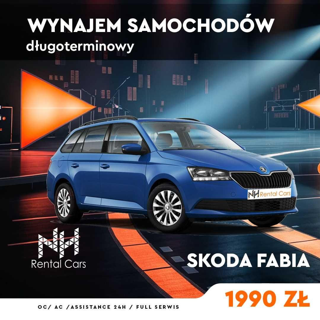 Wynajem samochodu długoterminowy Skoda Fabia kombi 2019