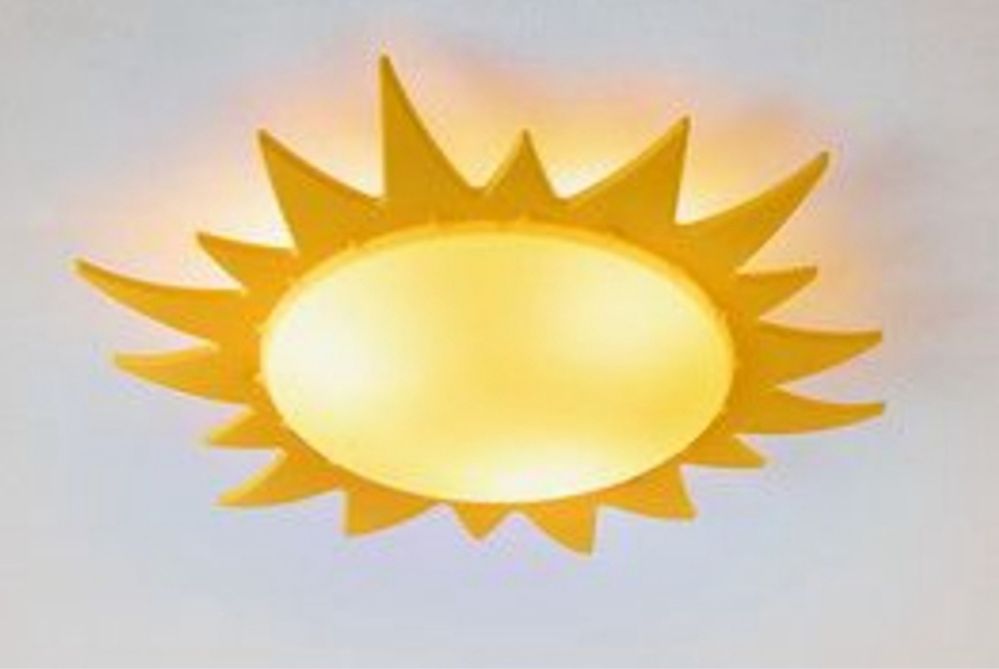 Lampa sufitowa Ikea Smila Sol słońce.