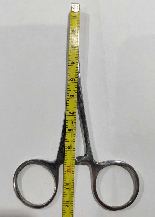 Kleszcze hemostatyczne zagięte – stal chirurgiczna, komplet 2 szt.