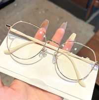 Класичні окуляри з прозорими лінзами проти напруження очей,