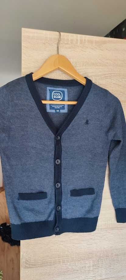 Cool Club, Sweter chłopięcy niebieski - 128 cm