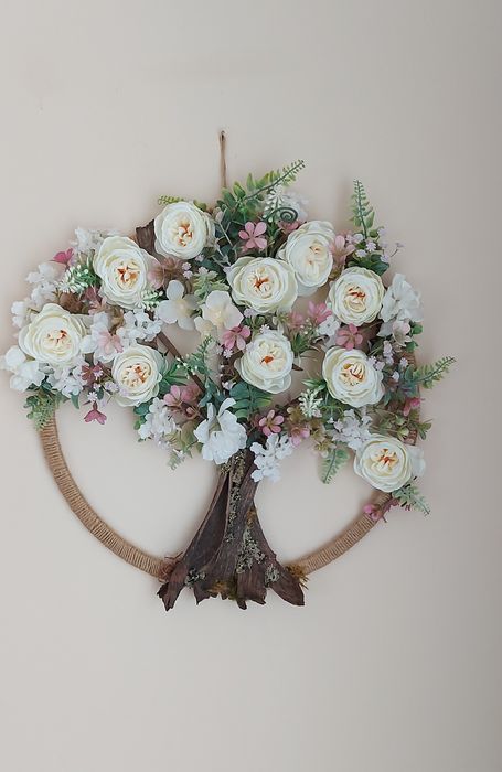 Drzewko szczęścia. Ozdoba weselna na drzwi