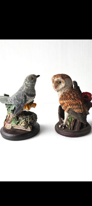 Figurki vintage. Ptaki