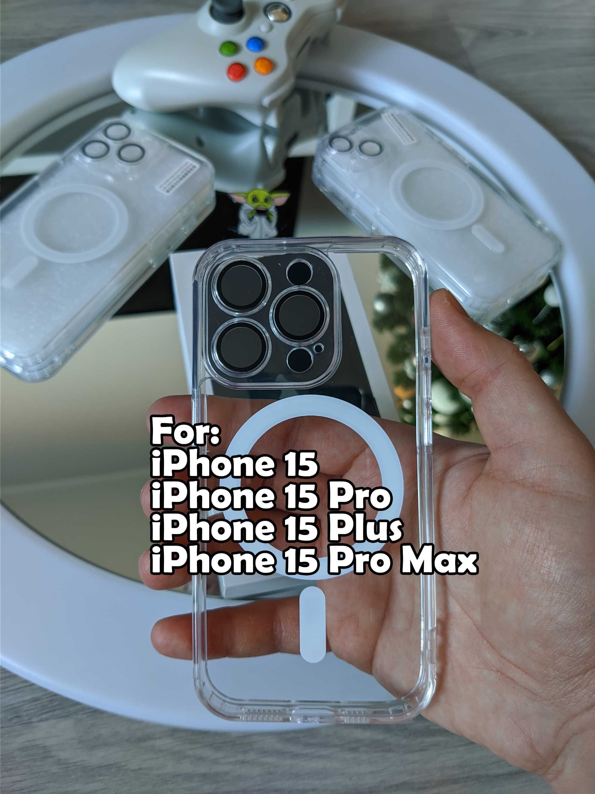 Чохол Clear Magsafe iPhone 15 Plus / 15 Pro чехол айфон магсейф