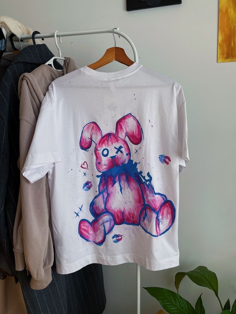 custom koszulki białej