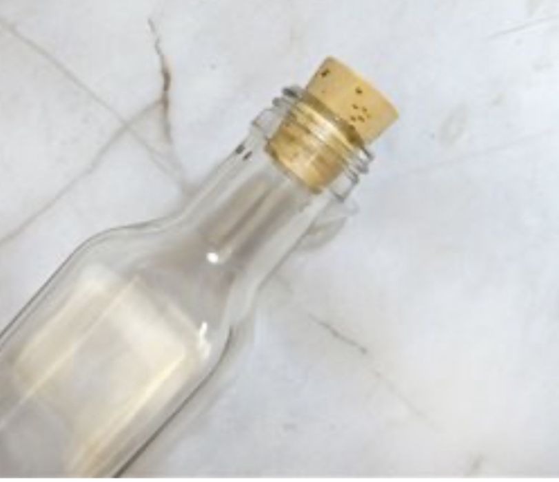 10 Garrafas 125ml com rolha de cortiça