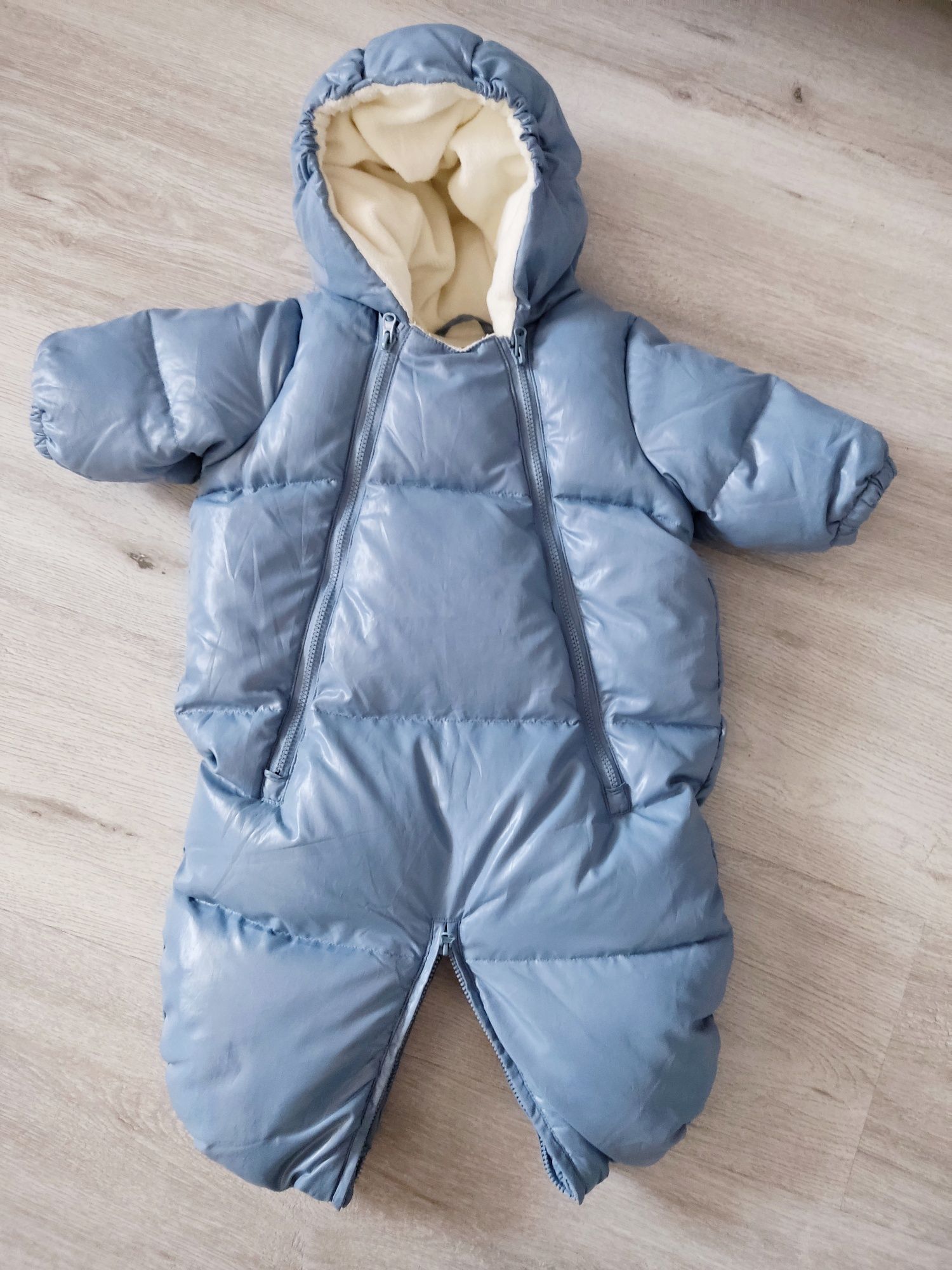 Kombinezon zimowy ciepły śpiworek Benetton 62cm 0-3 m